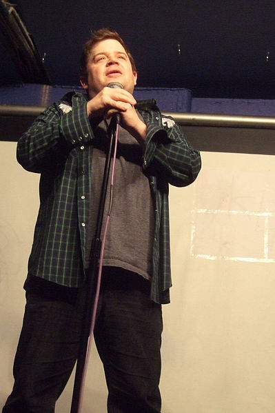 Negative fan responses as well as a joke about Cross' involvement in Alvin and the Chipmunks made in a blog by Patton Oswalt (pictured) influenced Cro