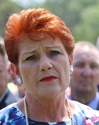 <span class="mw-page-title-main">Pauline Hanson</span> Australian politician