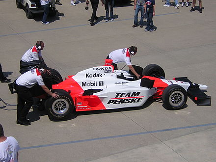 Penske's No. 3 Dallara-Honda at the 2007 Indianapolis 500
