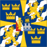 Persoonlijke commandovlag van de Koning van Zweden