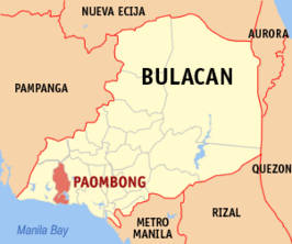 Kaart van Paombong
