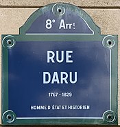 Plaque Rue Daru - Paris VIII (FR75) - 2021-08-22 - 1.jpg