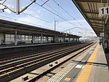 新幹線ホーム（2017年5月）