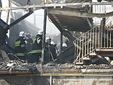 Damage caused by the Kamień Pomorski homeless hostel fire