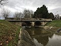 Pont de l'Amance à Radonvilliers en janvier 2020