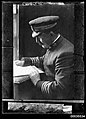 Portrait of Captain Edward Robert Sterling sitting at a desk in profile, 1910-1929 (7828500172).jpg