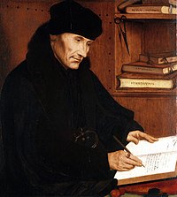 Portrait of Erasmus of Rotterdam (1466–1536), by Quentin Matsys - Galleria Nazionale d'Arte Antica, Rome.jpg