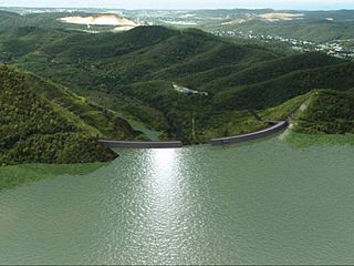 Portugués Dam Dam in Tibes, Ponce, Puerto Rico