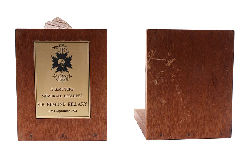 File:Presentation piece, ES Meyers Memorial lecture (AM 2014.7.105-2).jpg