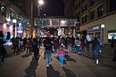 المتظاهرين في شارع سانت بول (مينيسوتا) في 9 نوفمبر 2016