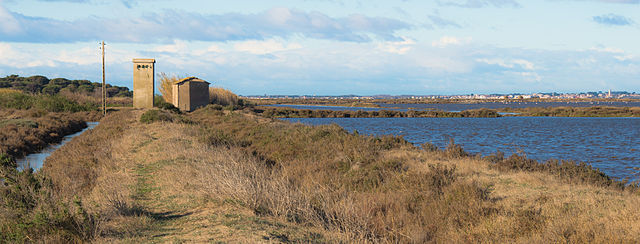 A land drainage pumping station in Sète, France.