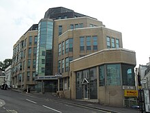 Queen Square House (1985-86) stands on the site of the former Central Free Church. Queen Square House, Brighton.jpg