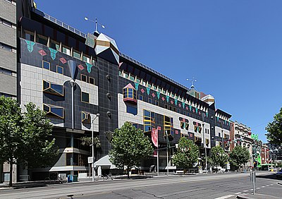 Building 8 from Swanston Street