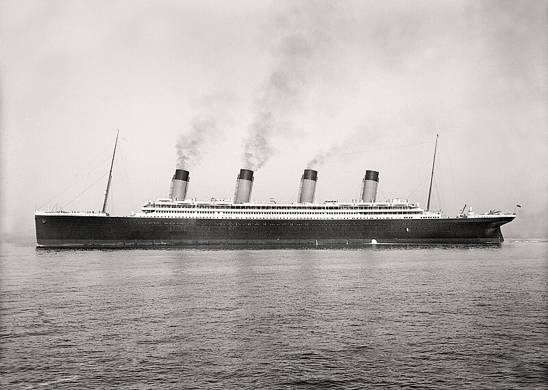 File:RMS Olympic Sea Trials in 1911.jpg