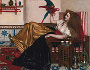 Reclining Woman with a Parrot, 1865