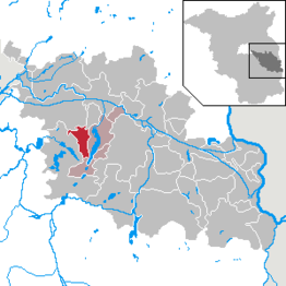 Kaart van Reichenwalde