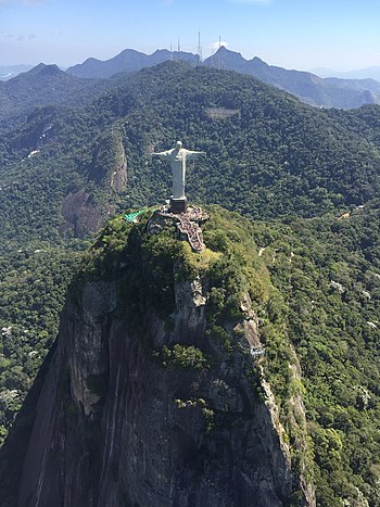 October 12, 1931: Christ the Redeemer statue, 93 feet tall, dedicated in Rio de Janeiro Rio Larson 3.jpg