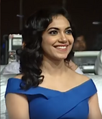 Ritu Varma at Keshava audio launch.png