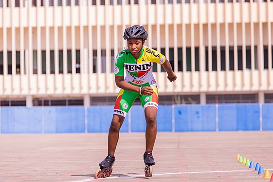 Rollers sport au Bénin stade de l'amitié Photographe : FiossifrejusduBénin