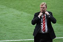 Koeman alla guida del Southampton nel settembre 2014.