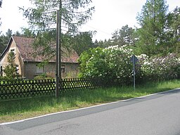 Ruhland, Waldesruh 3, Ostsüdostansicht, Spätfrühling, 01