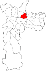 Subprefettura di Vila Maria-Vila Guilherme – Mappa