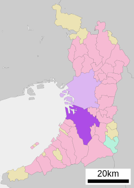 Sakai in Osaka Prefecture Ja.svg
