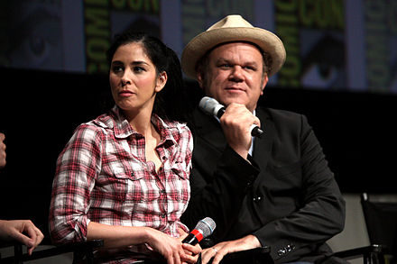 Sarah Silverman and John C. Reilly promoting Wreck-It Ralph at the 2012 San Diego Comic-Con International