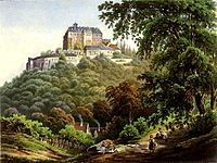 Дворец Вернигероде в Харц ок. 1860