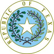 Seal of the Republic of Texas (berwarna).svg