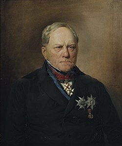 Severin Løvenskiold, Knud Bergslienin maalaama muotokuva vuodelta 1854.