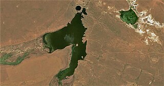 <span class="mw-page-title-main">Shagan (lake)</span> Man-made lake in Kazakhstan created by a 1965 nuclear test