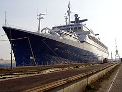 "Norway" (anchoring in Bremerhaven, Germany)