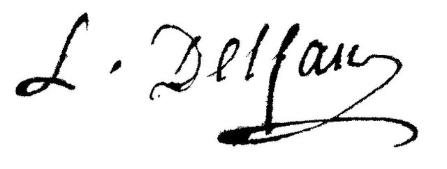 signature de Guillaume-Antoine Delfaud