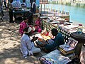 Singing by the Ganges, Rishikesh.