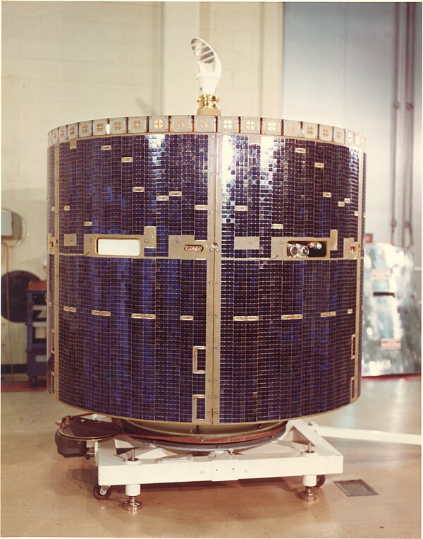 Skynet 2B being unpacked at Cape Canaveral for launch processing. It was successfully launched 23 November 1974.