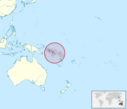 Solomon Islands in Oceania (special marker).svg