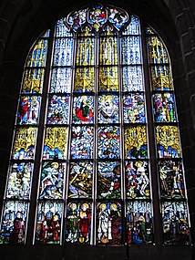 Volckamer-Fenster in der Lorenzkirche, von Peter Volckamer nach 1480 gestiftet