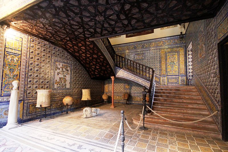 File:Stairs with azulejos - Palacio de la Condesa de Lebrija (2).JPG