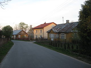 Stare Biernaty Village in Masovian Voivodeship, Poland