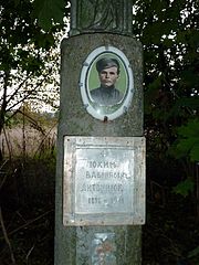 Starosillia Ivanychivskyi Volynska-grave of warrior of UPA Lytvyniuk-2.jpg
