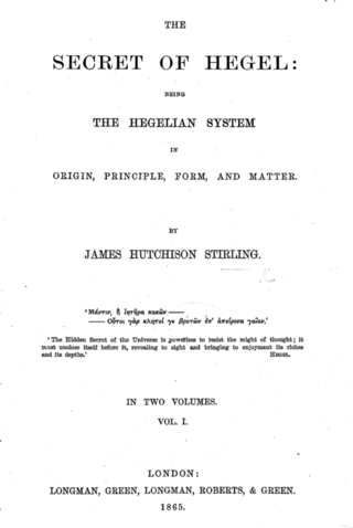 <i>The Secret of Hegel</i>