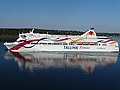 Tallink Baltic Queen aan de scherenkust van Stockholm