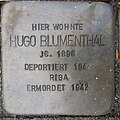 image=File:Stolperstein_Holzstr_18_Hugo_Blumenthal.jpg