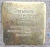 Stolperstein für Arnold Rose
