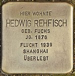 Stolperstein für Hedwig Rehfisch (Wittstock).jpg