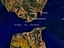 Donde esta el estrecho de gibraltar