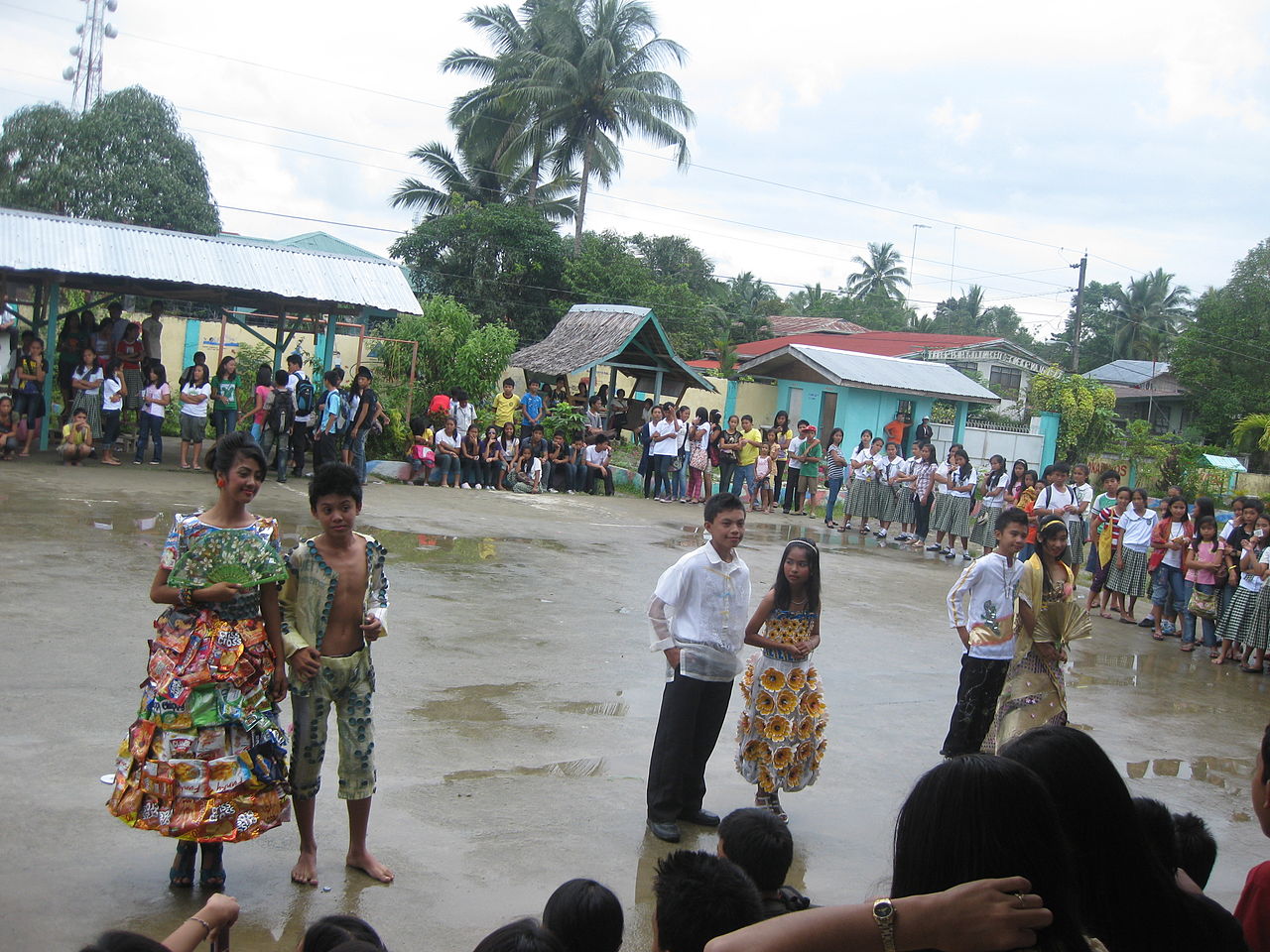 File:Students Presenting Their Recycled Costumes During The Celebration Of 