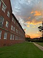 Sun set at Varnado Hall.