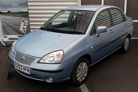 The Suzuki Liana featured as the show's first "Reasonably Priced Car"